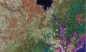 Land cover in the Charleston, S.C, area