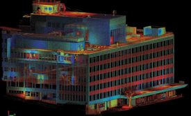 point cloud of the BT building