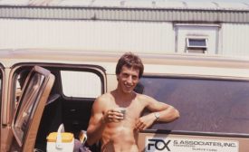 Eric B. Gladhill at the truck