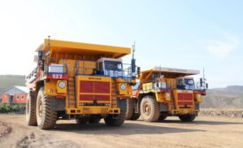 Belaz autonomous mining truck