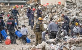 Israeli Defense Force at condo collapse